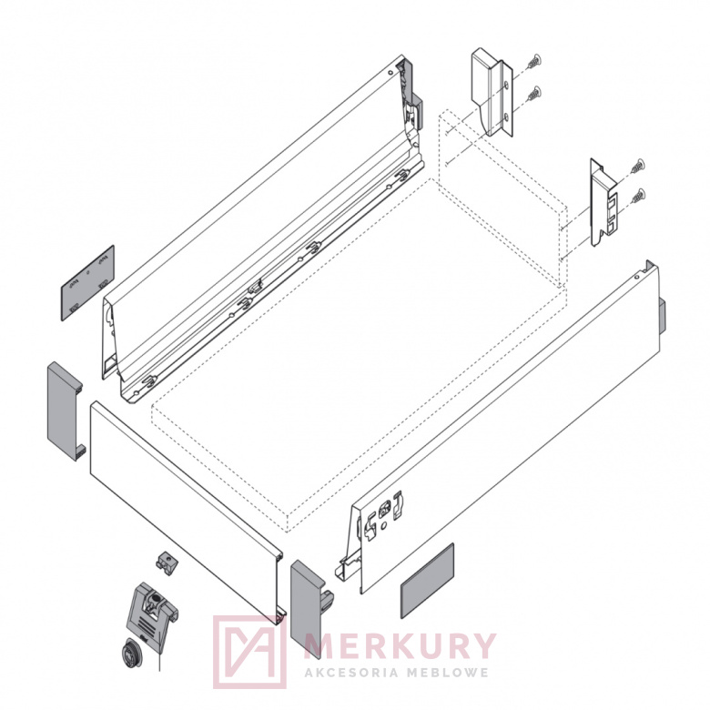 MERKURY Akcesoria Meblowe - Największy wybór prowadnic